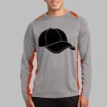 Long Sleeve Heather Colorblock Contender ™ Tee Thumbnail