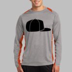 Long Sleeve Heather Colorblock Contender ™ Tee Thumbnail