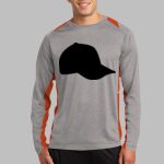 Long Sleeve Heather Colorblock Contender ™ Tee Thumbnail
