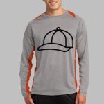 Long Sleeve Heather Colorblock Contender ™ Tee Thumbnail