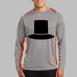 Long Sleeve Heather Colorblock Contender ™ Tee Thumbnail