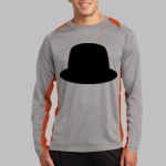 Long Sleeve Heather Colorblock Contender ™ Tee Thumbnail