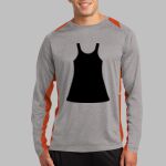 Long Sleeve Heather Colorblock Contender ™ Tee Thumbnail