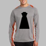 Long Sleeve Heather Colorblock Contender ™ Tee Thumbnail