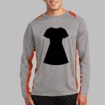 Long Sleeve Heather Colorblock Contender ™ Tee Thumbnail