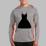 Long Sleeve Heather Colorblock Contender ™ Tee Thumbnail