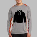 Long Sleeve Heather Colorblock Contender ™ Tee Thumbnail