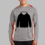 Long Sleeve Heather Colorblock Contender ™ Tee Thumbnail