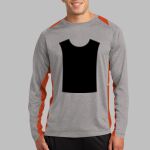 Long Sleeve Heather Colorblock Contender ™ Tee Thumbnail