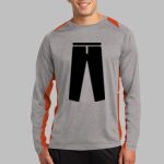 Long Sleeve Heather Colorblock Contender ™ Tee Thumbnail