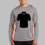 Long Sleeve Heather Colorblock Contender ™ Tee Thumbnail