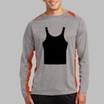 Long Sleeve Heather Colorblock Contender ™ Tee Thumbnail