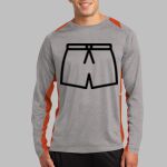 Long Sleeve Heather Colorblock Contender ™ Tee Thumbnail