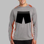 Long Sleeve Heather Colorblock Contender ™ Tee Thumbnail
