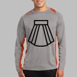 Long Sleeve Heather Colorblock Contender ™ Tee Thumbnail