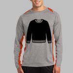 Long Sleeve Heather Colorblock Contender ™ Tee Thumbnail