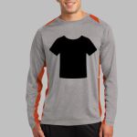 Long Sleeve Heather Colorblock Contender ™ Tee Thumbnail
