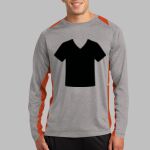 Long Sleeve Heather Colorblock Contender ™ Tee Thumbnail