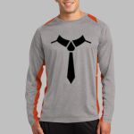 Long Sleeve Heather Colorblock Contender ™ Tee Thumbnail