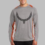 Long Sleeve Heather Colorblock Contender ™ Tee Thumbnail