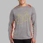 Long Sleeve Heather Colorblock Contender ™ Tee Thumbnail