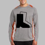 Long Sleeve Heather Colorblock Contender ™ Tee Thumbnail