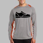 Long Sleeve Heather Colorblock Contender ™ Tee Thumbnail