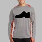 Long Sleeve Heather Colorblock Contender ™ Tee Thumbnail