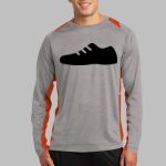 Long Sleeve Heather Colorblock Contender ™ Tee Thumbnail