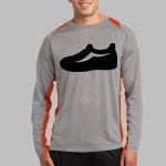 Long Sleeve Heather Colorblock Contender ™ Tee Thumbnail