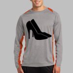 Long Sleeve Heather Colorblock Contender ™ Tee Thumbnail