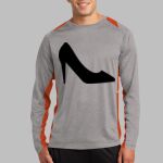 Long Sleeve Heather Colorblock Contender ™ Tee Thumbnail