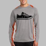 Long Sleeve Heather Colorblock Contender ™ Tee Thumbnail