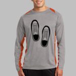 Long Sleeve Heather Colorblock Contender ™ Tee Thumbnail