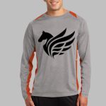 Long Sleeve Heather Colorblock Contender ™ Tee Thumbnail