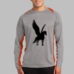 Long Sleeve Heather Colorblock Contender ™ Tee Thumbnail