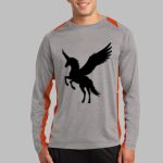 Long Sleeve Heather Colorblock Contender ™ Tee Thumbnail