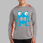 Long Sleeve Heather Colorblock Contender ™ Tee Thumbnail