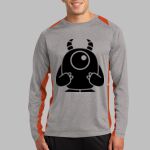 Long Sleeve Heather Colorblock Contender ™ Tee Thumbnail