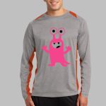 Long Sleeve Heather Colorblock Contender ™ Tee Thumbnail