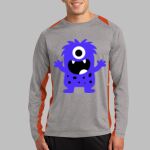 Long Sleeve Heather Colorblock Contender ™ Tee Thumbnail