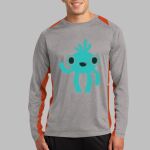 Long Sleeve Heather Colorblock Contender ™ Tee Thumbnail