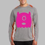 Long Sleeve Heather Colorblock Contender ™ Tee Thumbnail