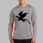 Long Sleeve Heather Colorblock Contender ™ Tee Thumbnail