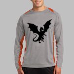 Long Sleeve Heather Colorblock Contender ™ Tee Thumbnail