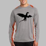 Long Sleeve Heather Colorblock Contender ™ Tee Thumbnail