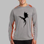 Long Sleeve Heather Colorblock Contender ™ Tee Thumbnail