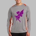 Long Sleeve Heather Colorblock Contender ™ Tee Thumbnail