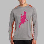 Long Sleeve Heather Colorblock Contender ™ Tee Thumbnail