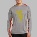 Long Sleeve Heather Colorblock Contender ™ Tee Thumbnail